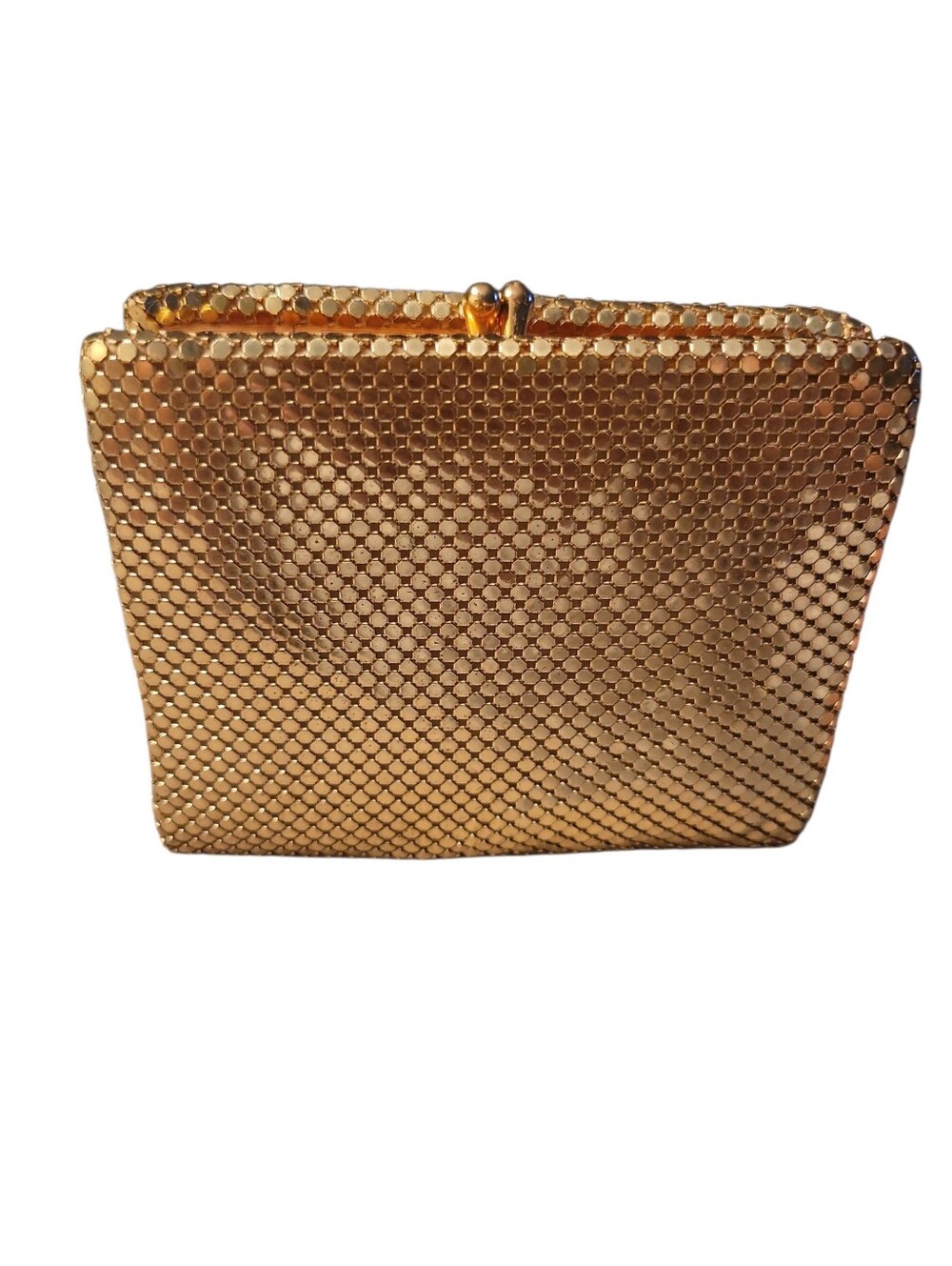 Vintage Whiting & Davis Gold Mesh Bi-fold Wallet